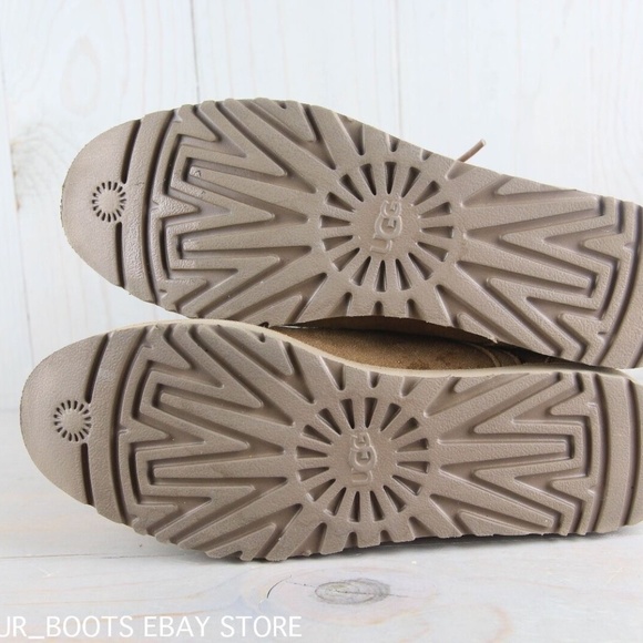 SALE! ugg Bethany chestnut sheepskin chukka boots us 12 nib - Picture 6 of 6